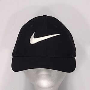 Nike Black Cap with White Logo pre owned Exellent condition